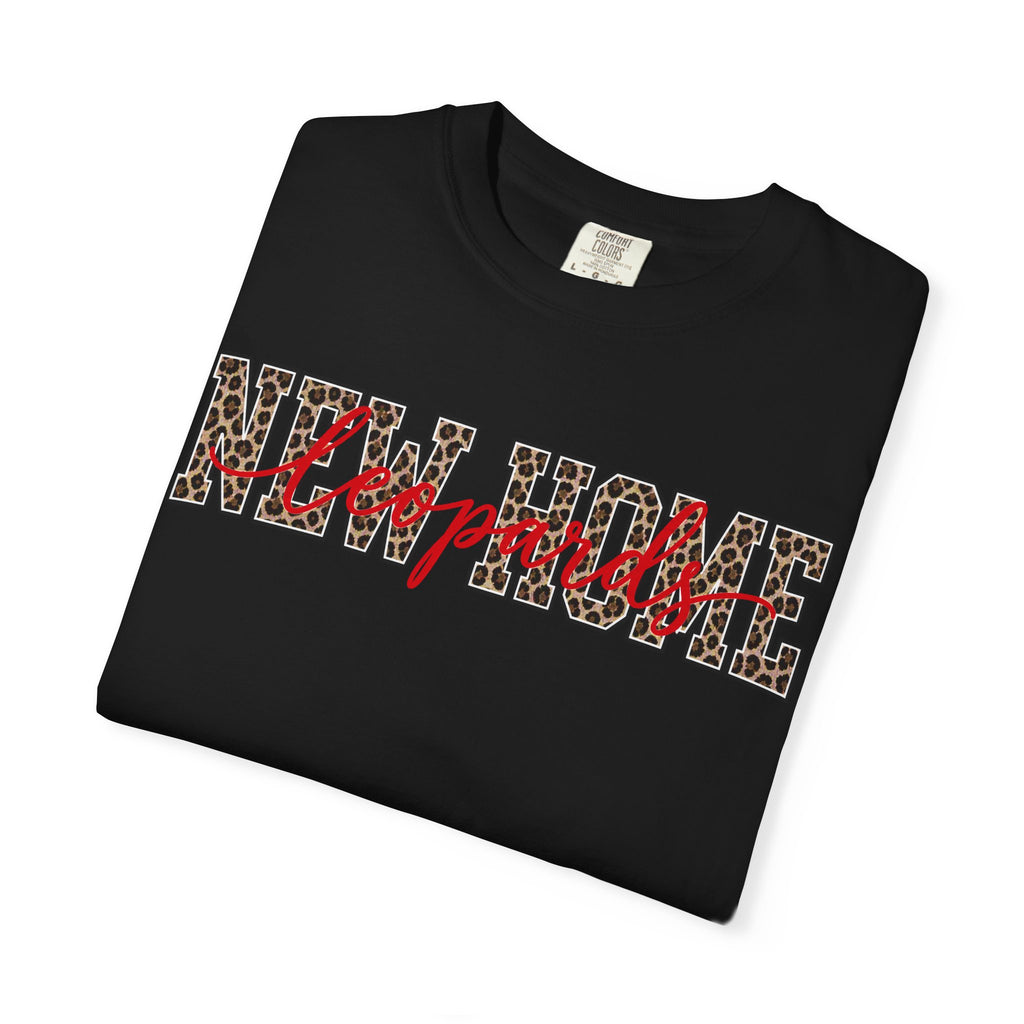 New Home Leopard Script T-Shirt