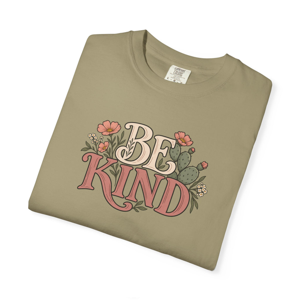 Be Kind Floral T-Shirt — Vintage Floral Graphic Tee