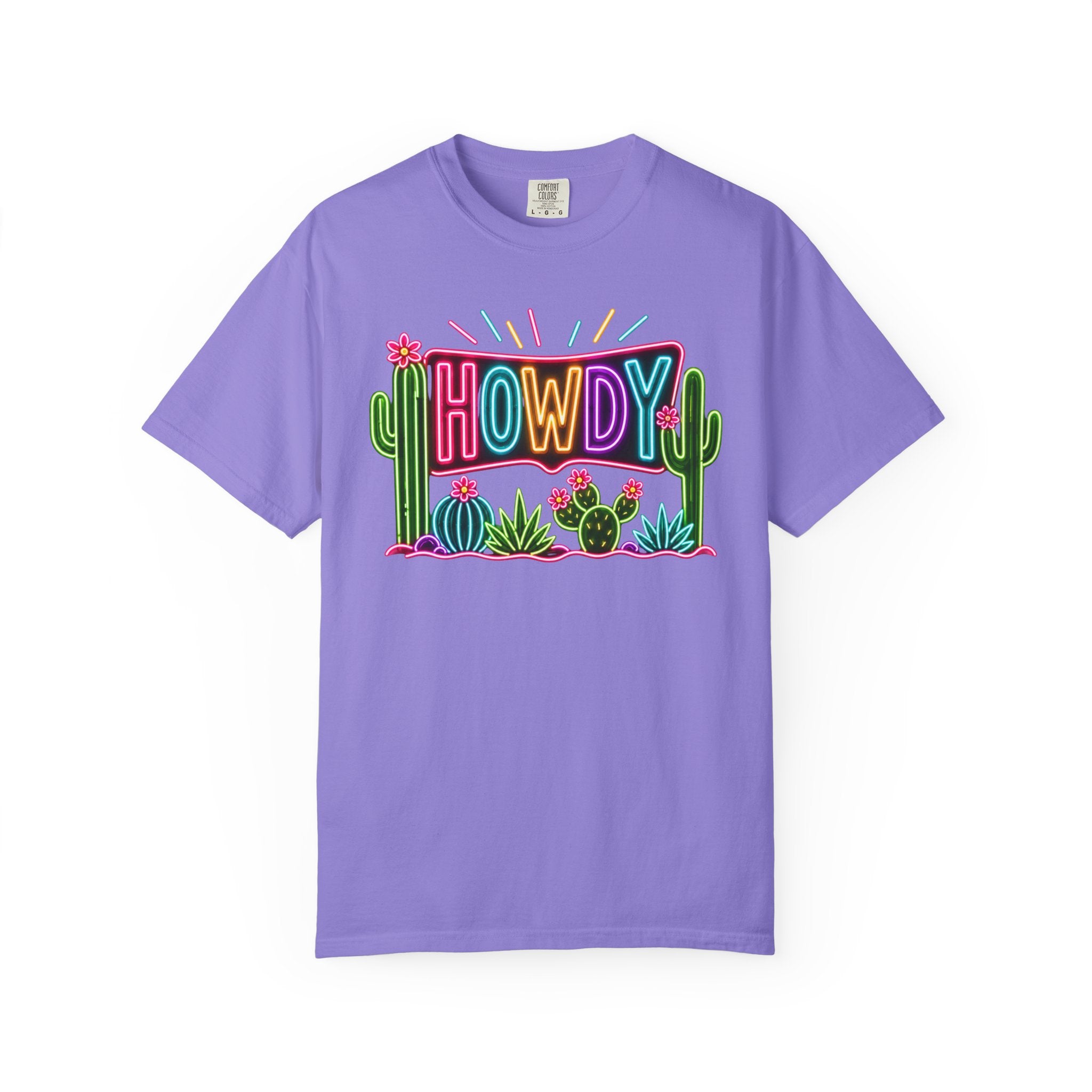 Neon Howdy Cactus T-Shirt