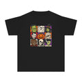 Kids Halloween Monsters Tee — Cute Retro Monster Patchwork Shirt