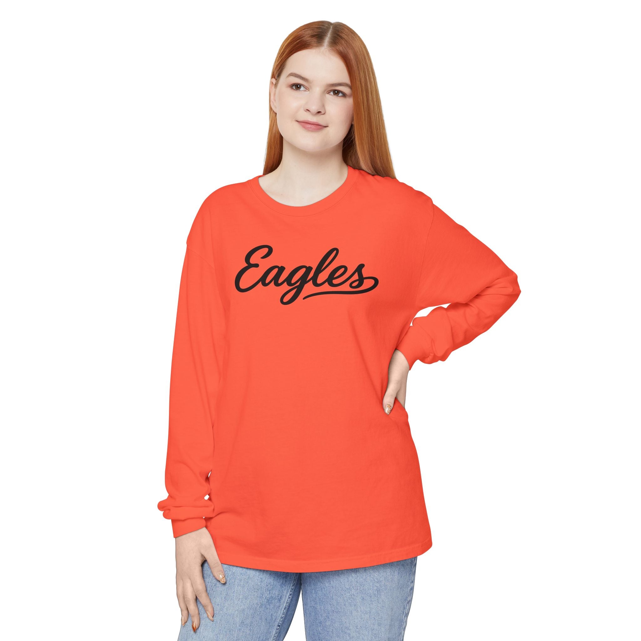 Eagles Script Long Sleeve Tee