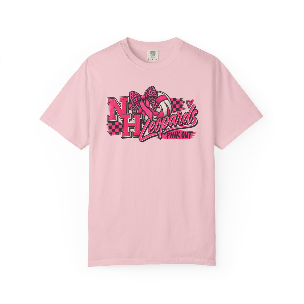 NH Leopards Pink Out Volleyball T-Shirt