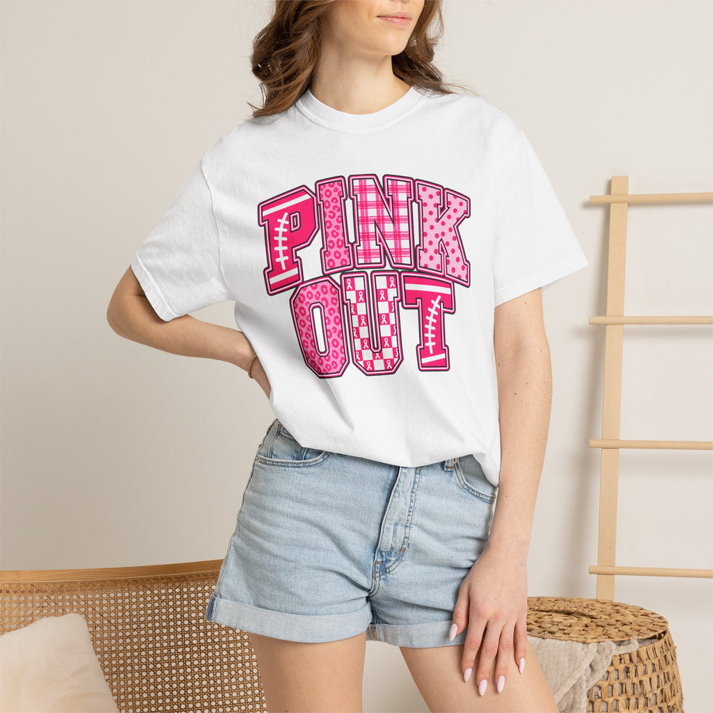 Pink Out T-Shirt — Breast Cancer Awareness Graphic Tee