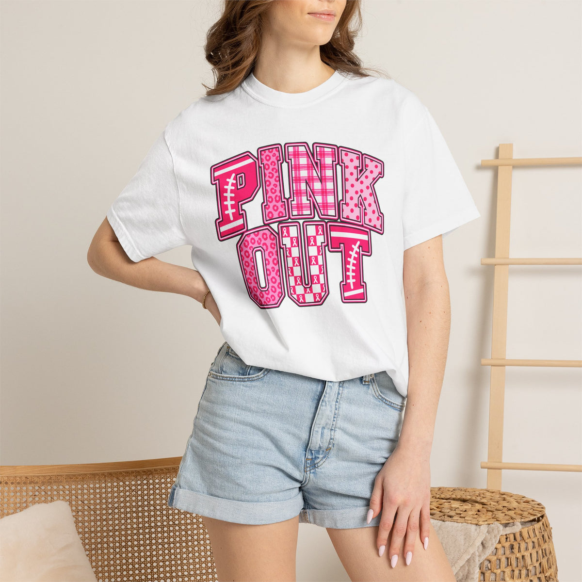 Pink Out T-Shirt — Breast Cancer Awareness Graphic Tee
