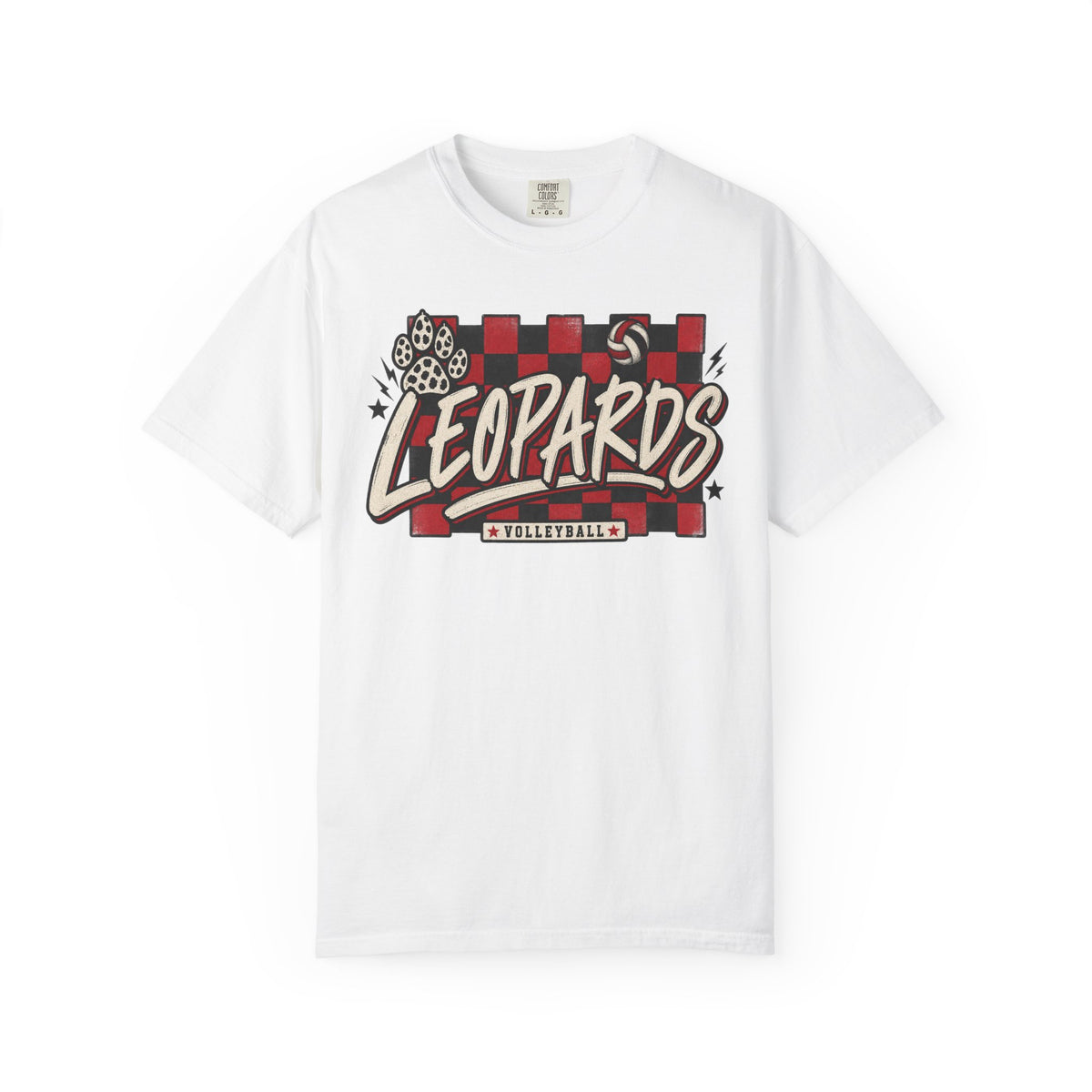 Leopards Volleyball Graphic T-Shirt