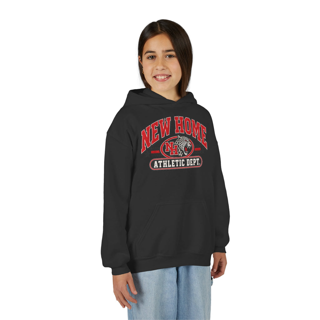 Youth Hoodie - New Home Athletic Dept. Football Logo