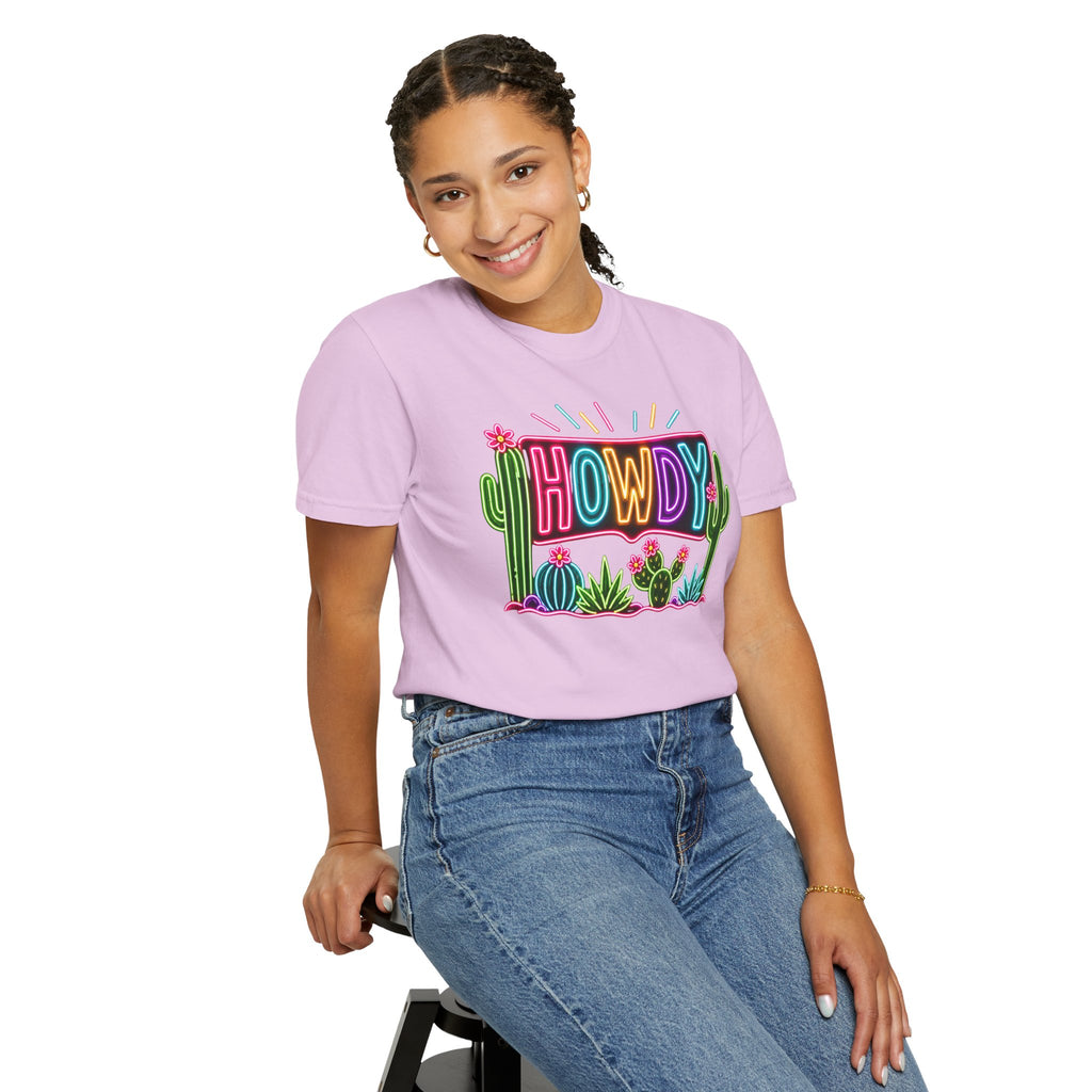 Neon Howdy Cactus T-Shirt