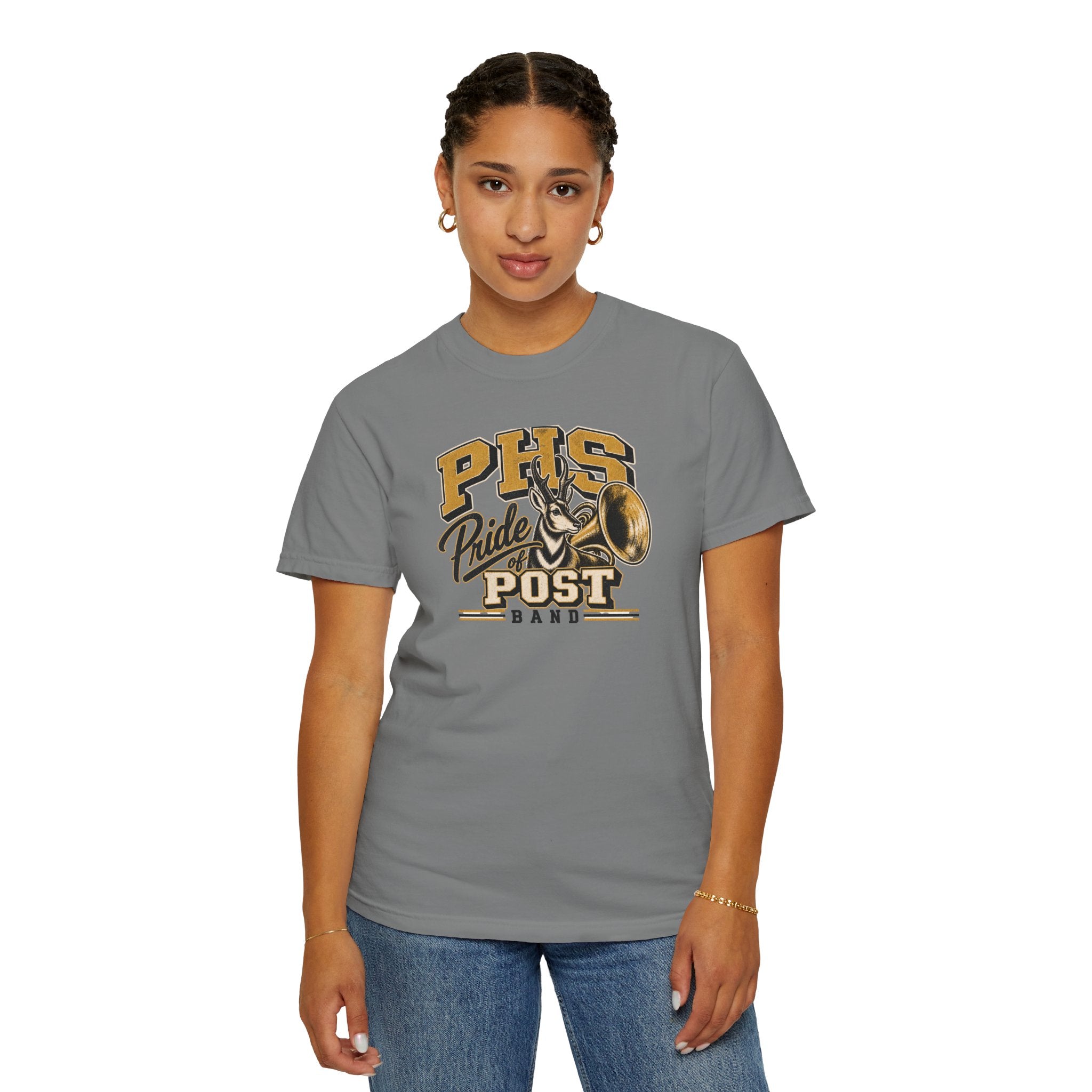 PHS Pride Post Band T‑Shirt — School Band Vintage Horn Tee
