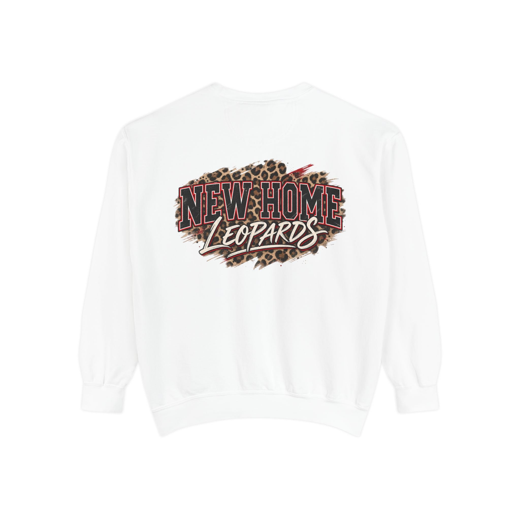 New Home Leopards Leopard-Print Crewneck Sweatshirt