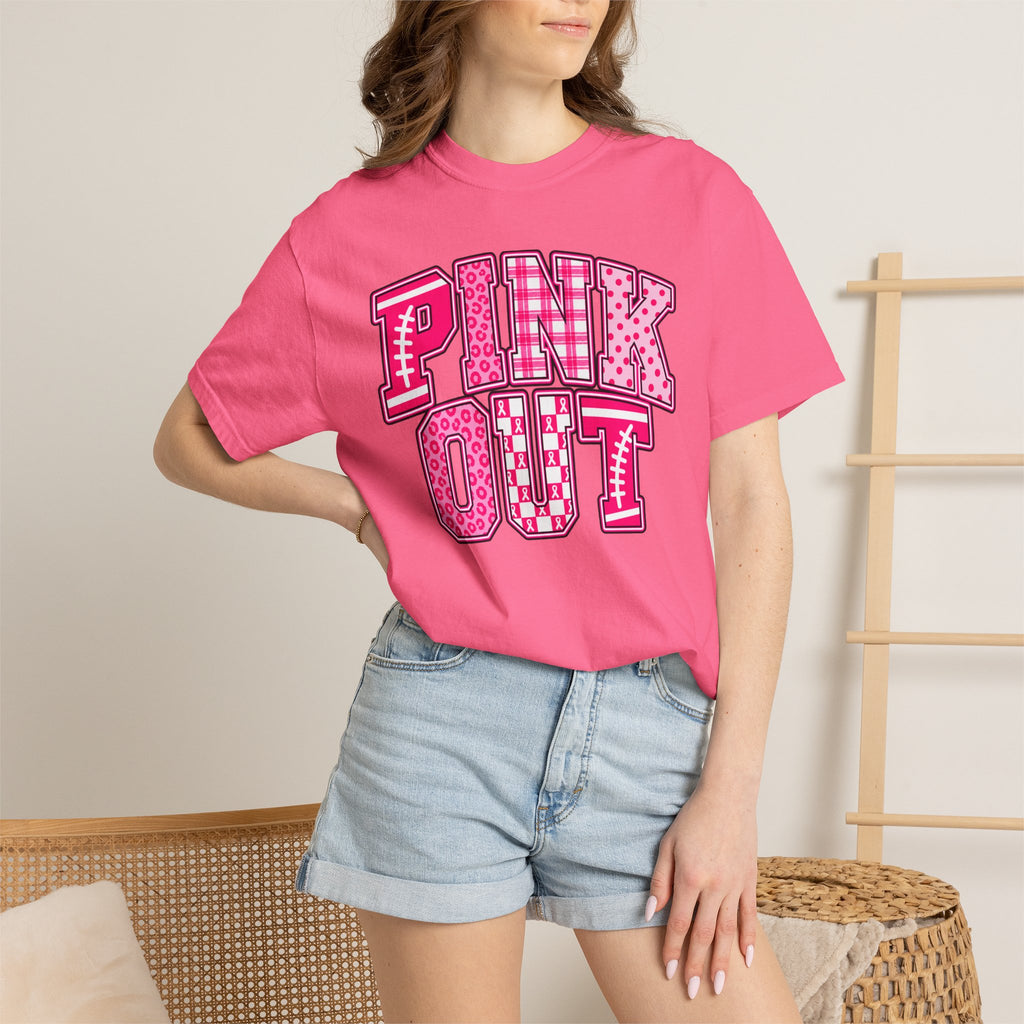 Pink Out T-Shirt — Breast Cancer Awareness Graphic Tee
