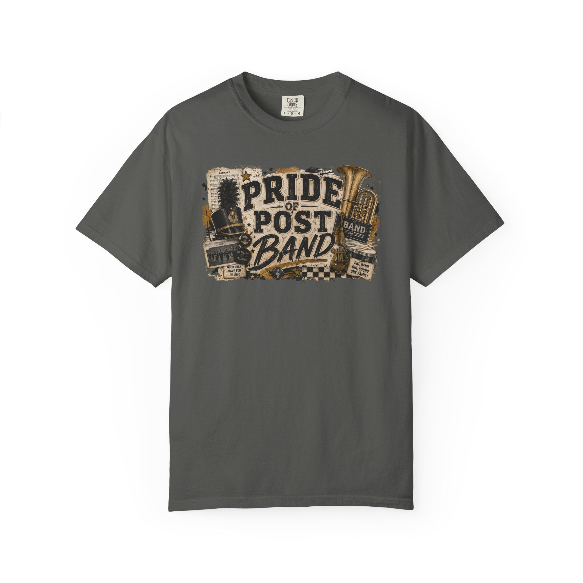 Pride of Post Band T-Shirt — Vintage Marching Band Tee