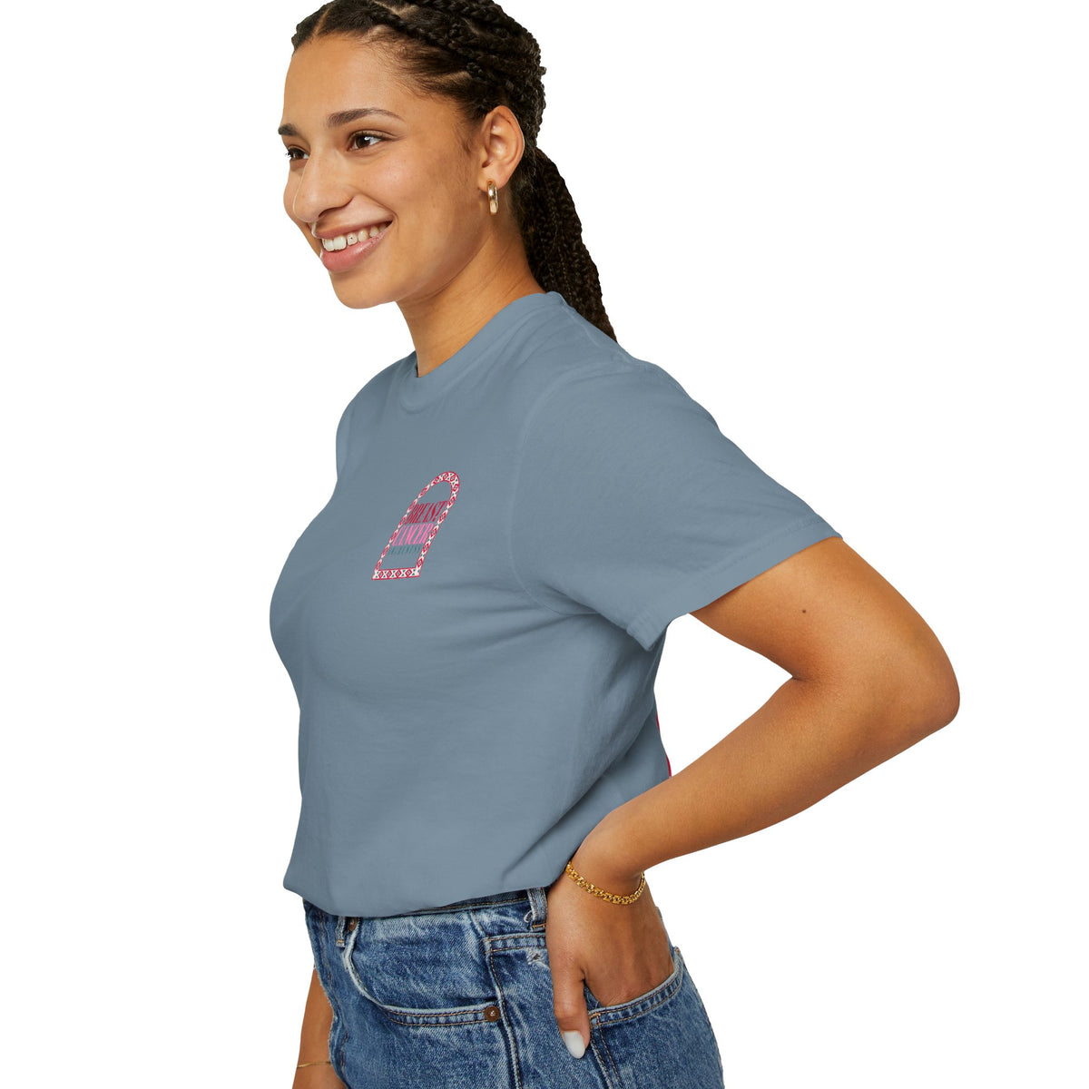 Breast Cancer Awareness T-Shirt — Pink Arch Design