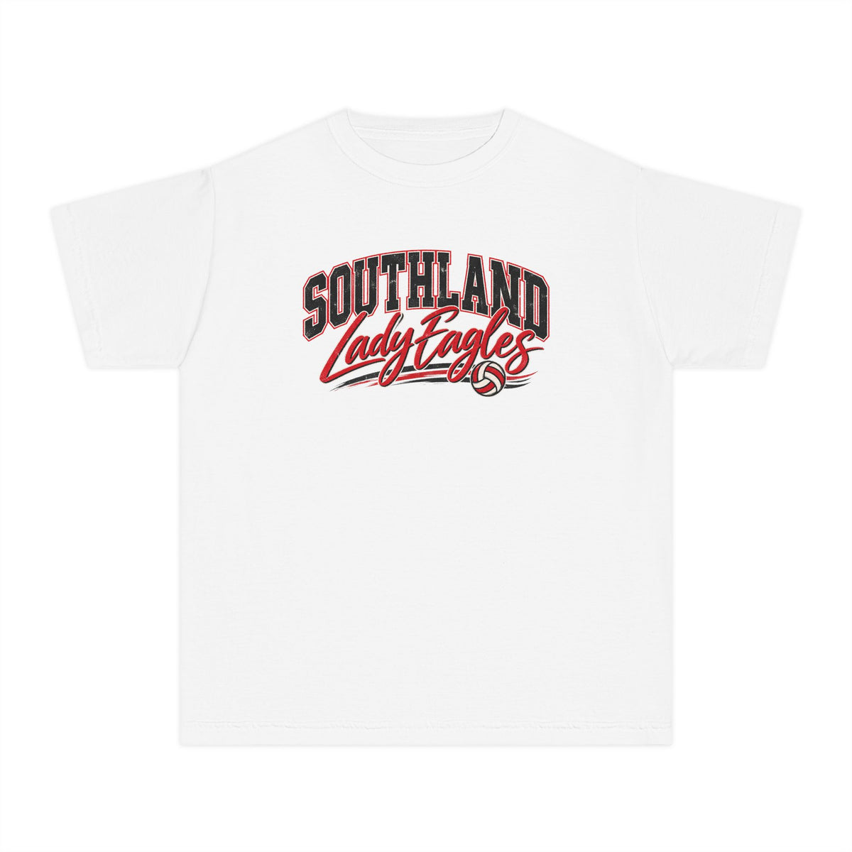 Youth Tee — "Southland Lady Eagles" Volleyball Team Shirt
