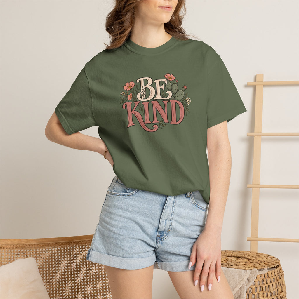 Be Kind Floral T-Shirt — Vintage Floral Graphic Tee