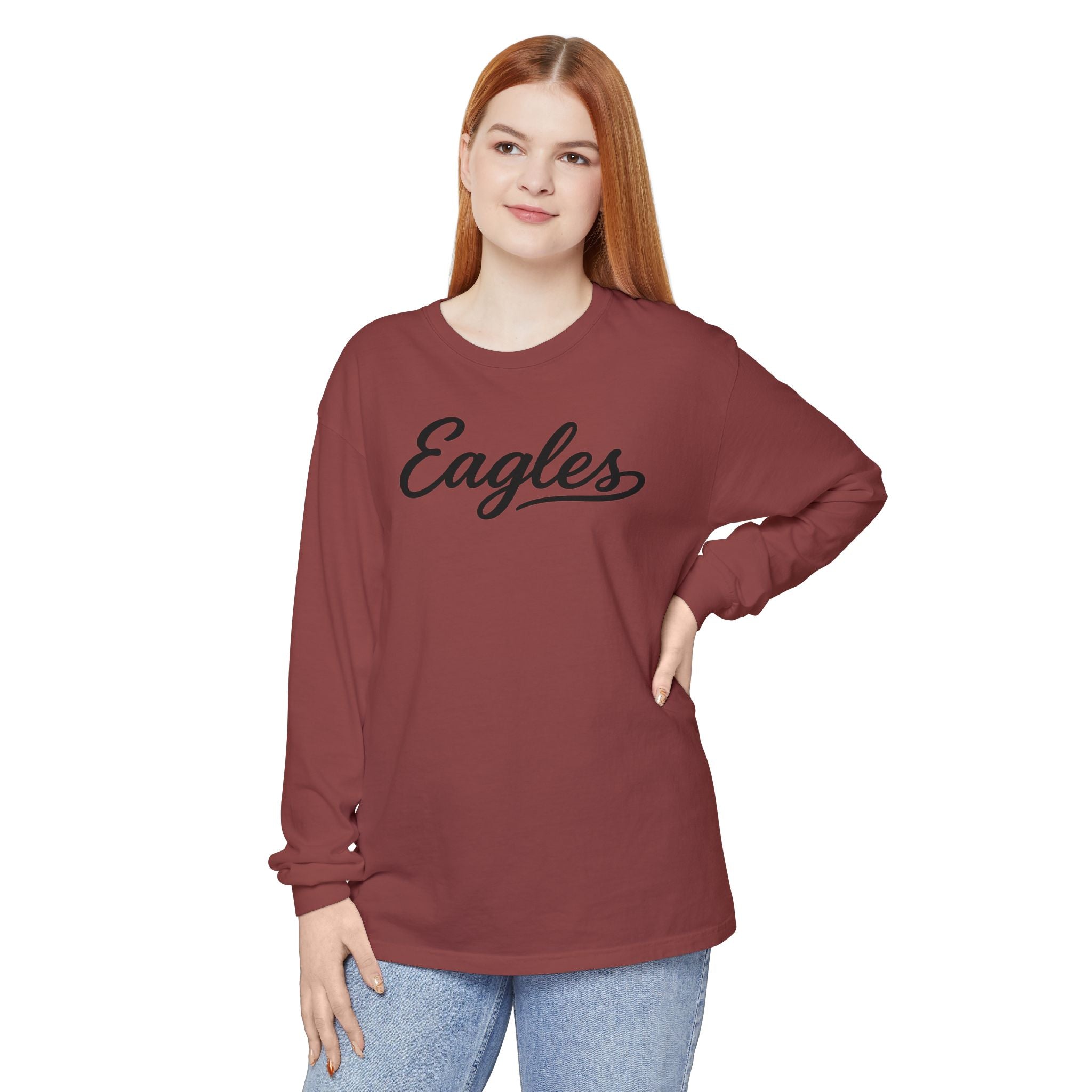 Eagles Script Long Sleeve Tee
