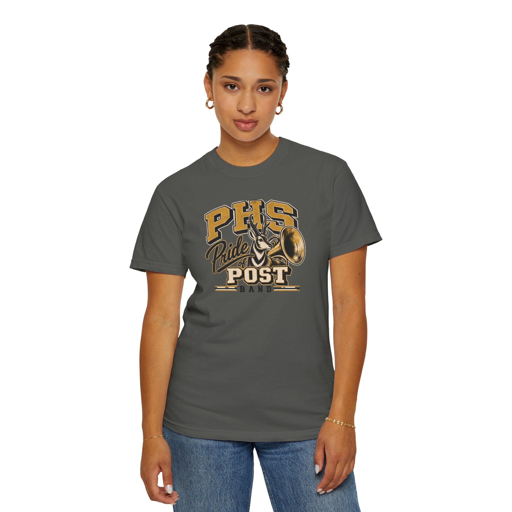 PHS Pride Post Band T‑Shirt — School Band Vintage Horn Tee