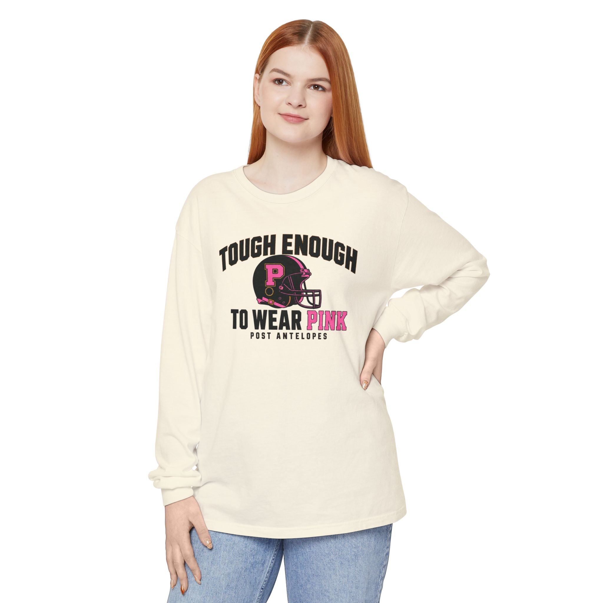 Tough Enough To Wear Pink Long Sleeve Tee