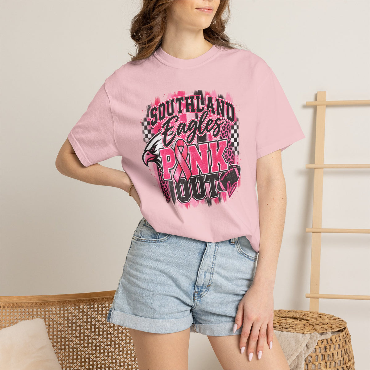 Southland Eagles Pink Out T-Shirt