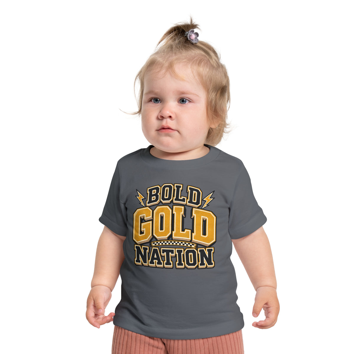 Bold Gold Nation Baby T-Shirt — Sports Team Infant Tee