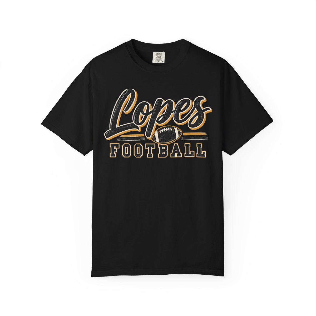 Lopes Football T-Shirt — Vintage Script Team Tee