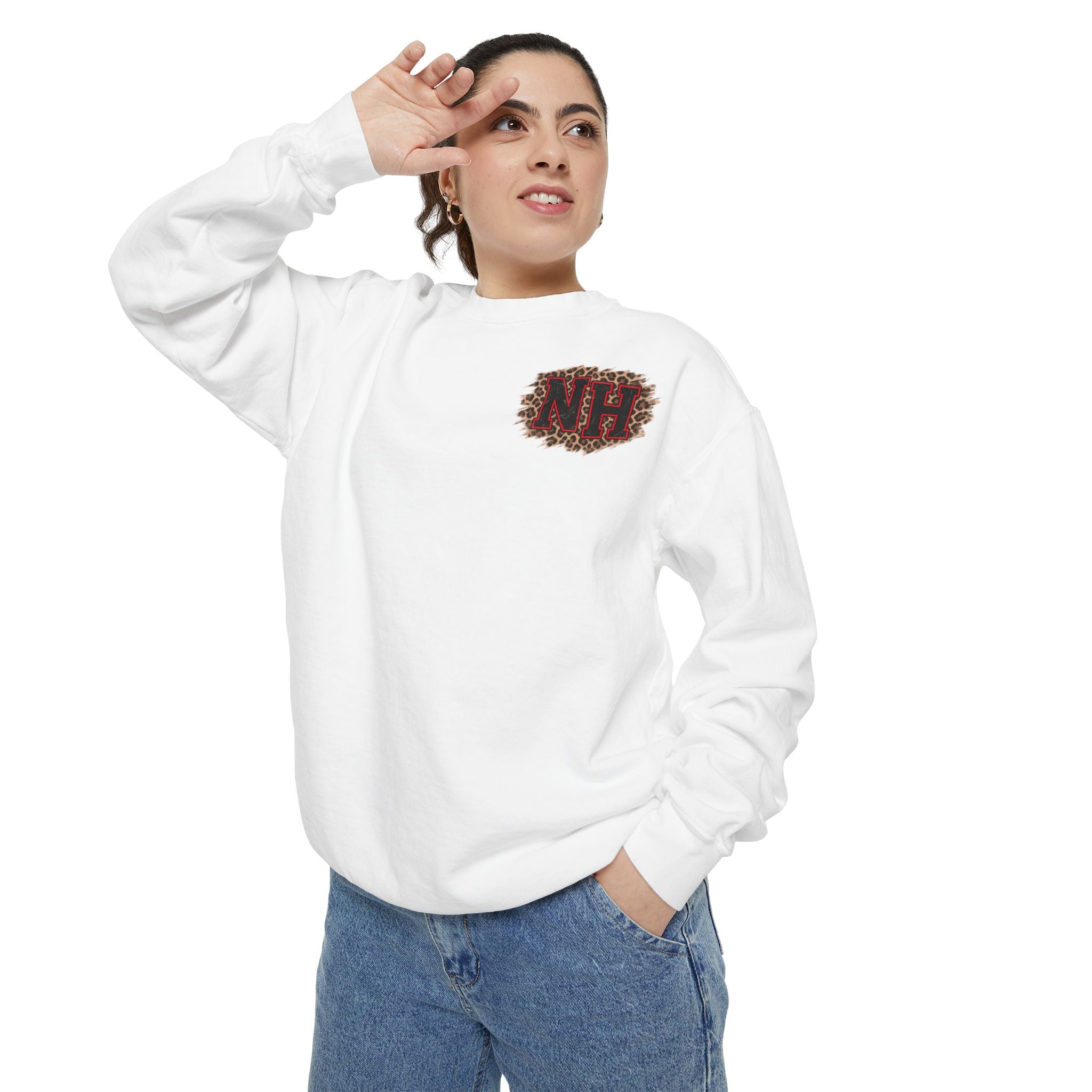 New Home Leopards Leopard-Print Crewneck Sweatshirt