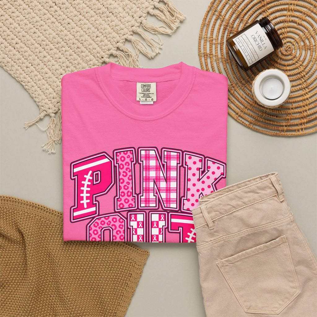 Pink Out T-Shirt — Breast Cancer Awareness Graphic Tee