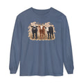 Cow Trio Long Sleeve Shirt — Rustic Farm Animal Tee for Ranch Lovers