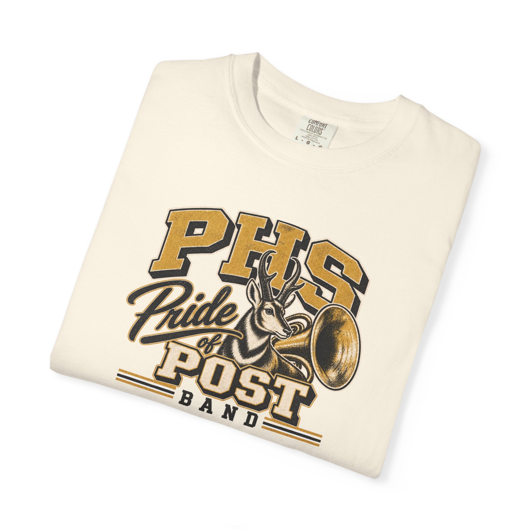 PHS Pride Post Band T‑Shirt — School Band Vintage Horn Tee