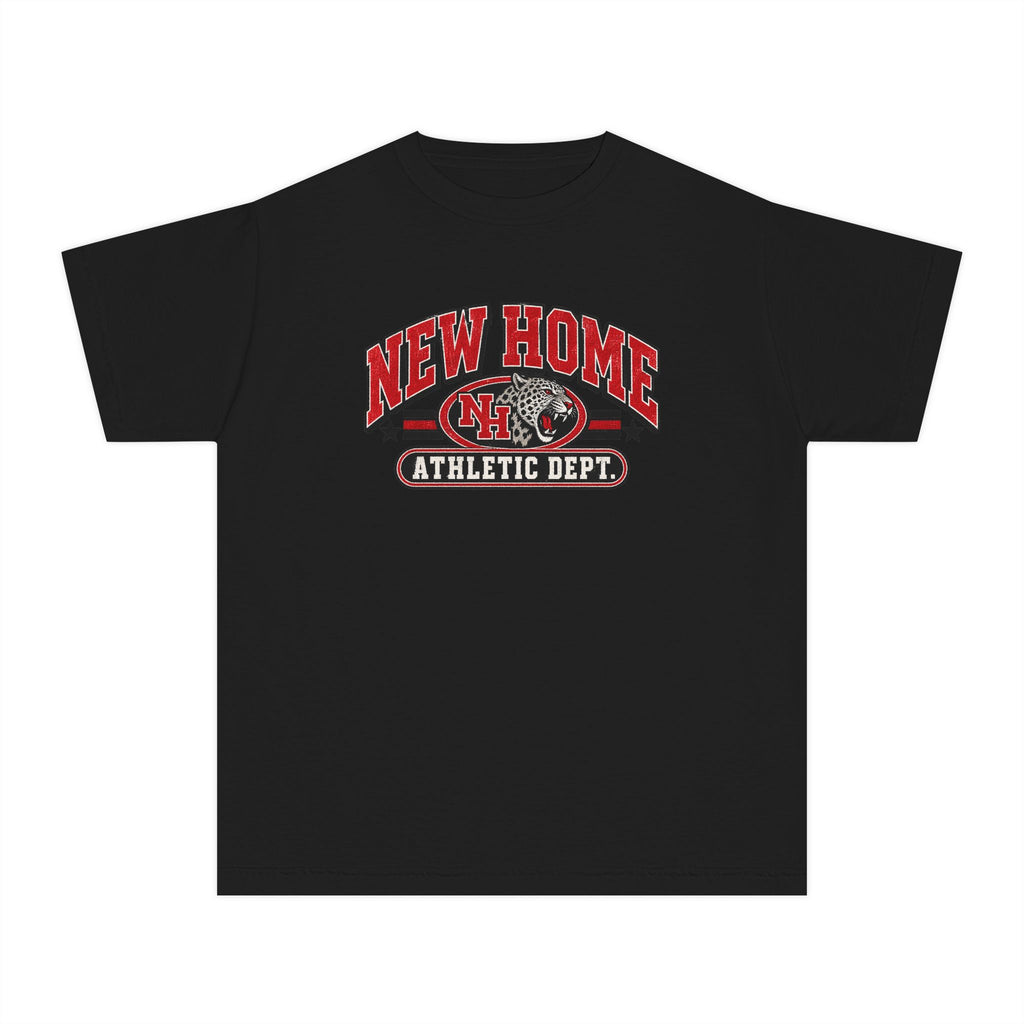 New Home Athletic Dept. Youth Tee — Kids' Welcome Home Graphic Shirt