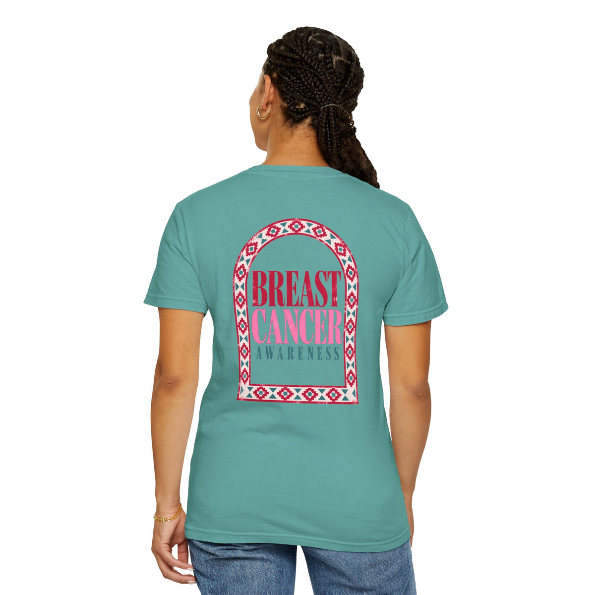 Breast Cancer Awareness T-Shirt — Pink Arch Design