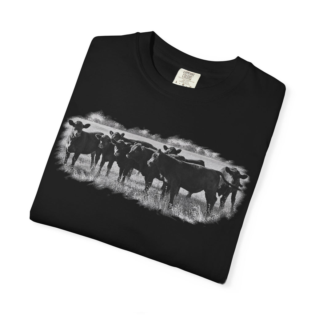 Cowboy Cattle Herd T-Shirt – Vintage Western Ranch Graphic Tee