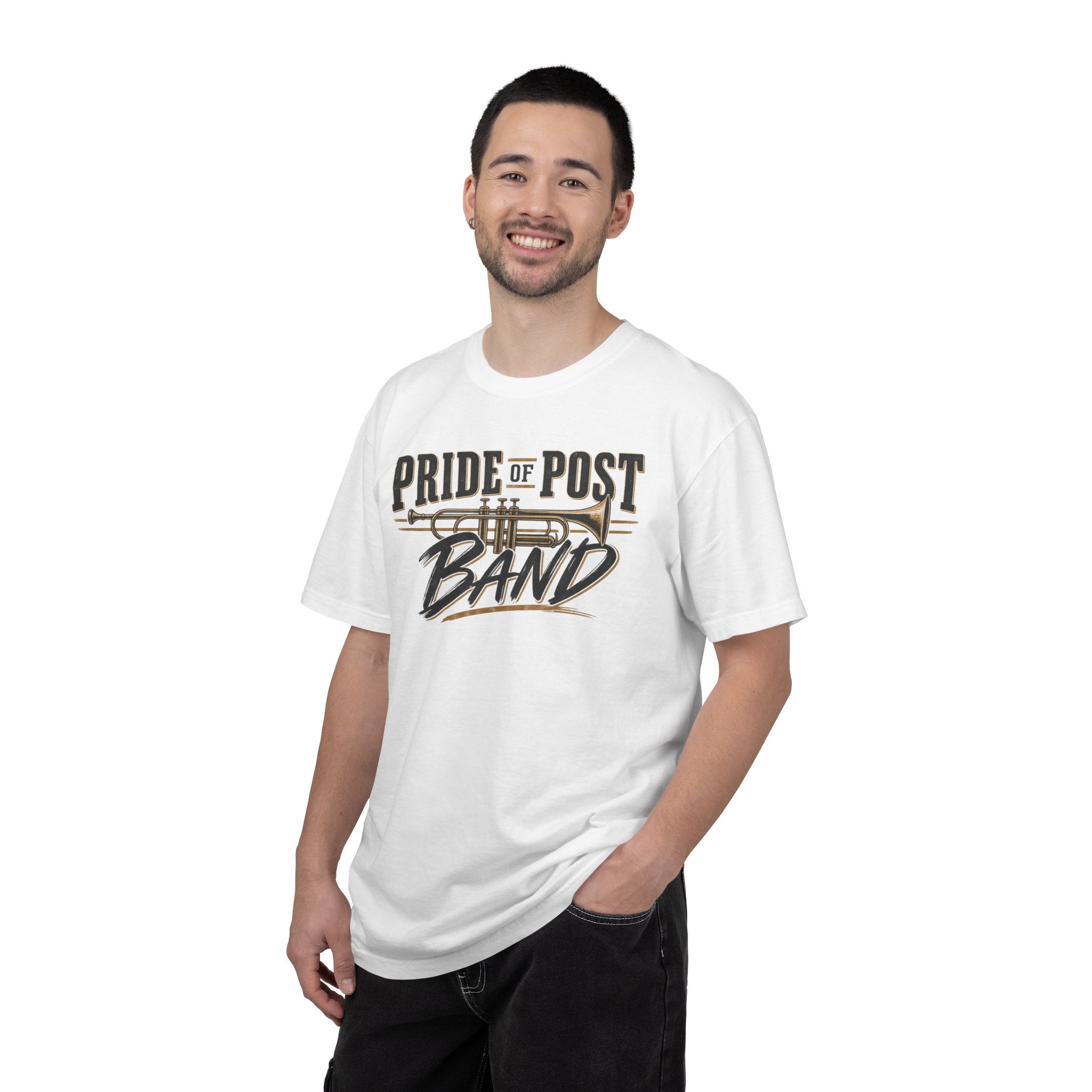 Pride of the Post Band T-Shirt — Brass Instrument Marching Band Tee