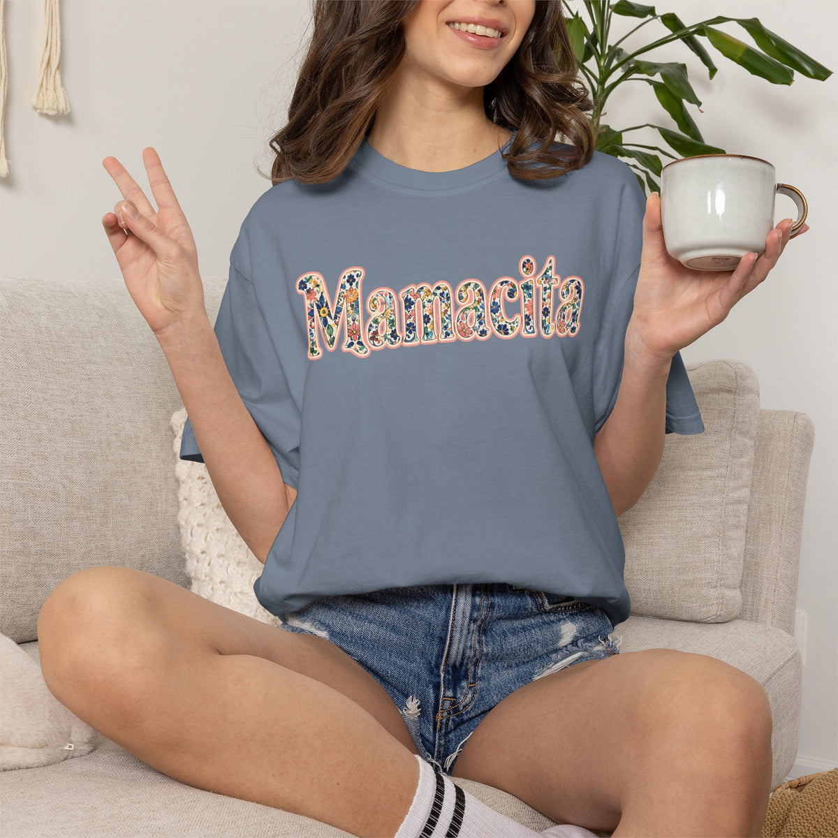 Mamacita Floral Logo T-Shirt