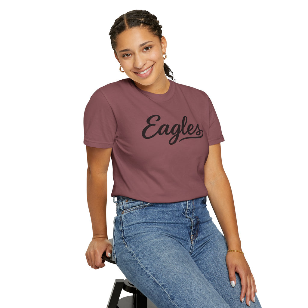 Eagles Script Tee — Vintage Athletic Logo T-Shirt