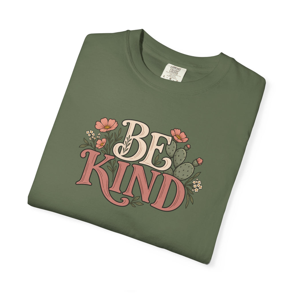 Be Kind Floral T-Shirt — Vintage Floral Graphic Tee