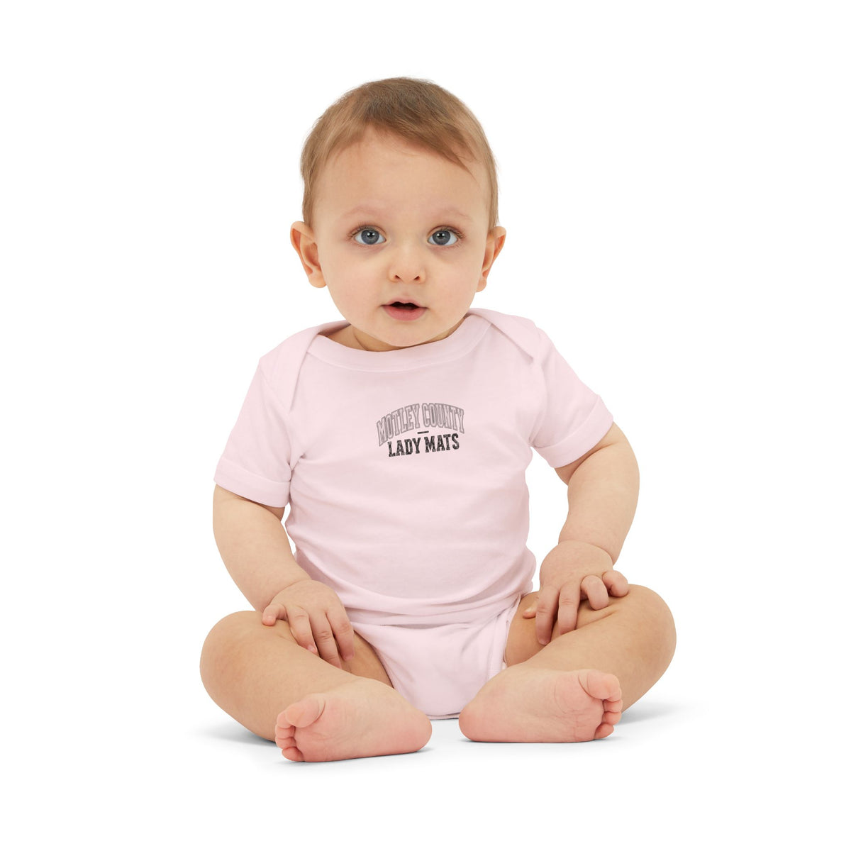 Infant One-Piece Bodysuit — "Mighty Cute Lady Mats" School/Team Baby Gift