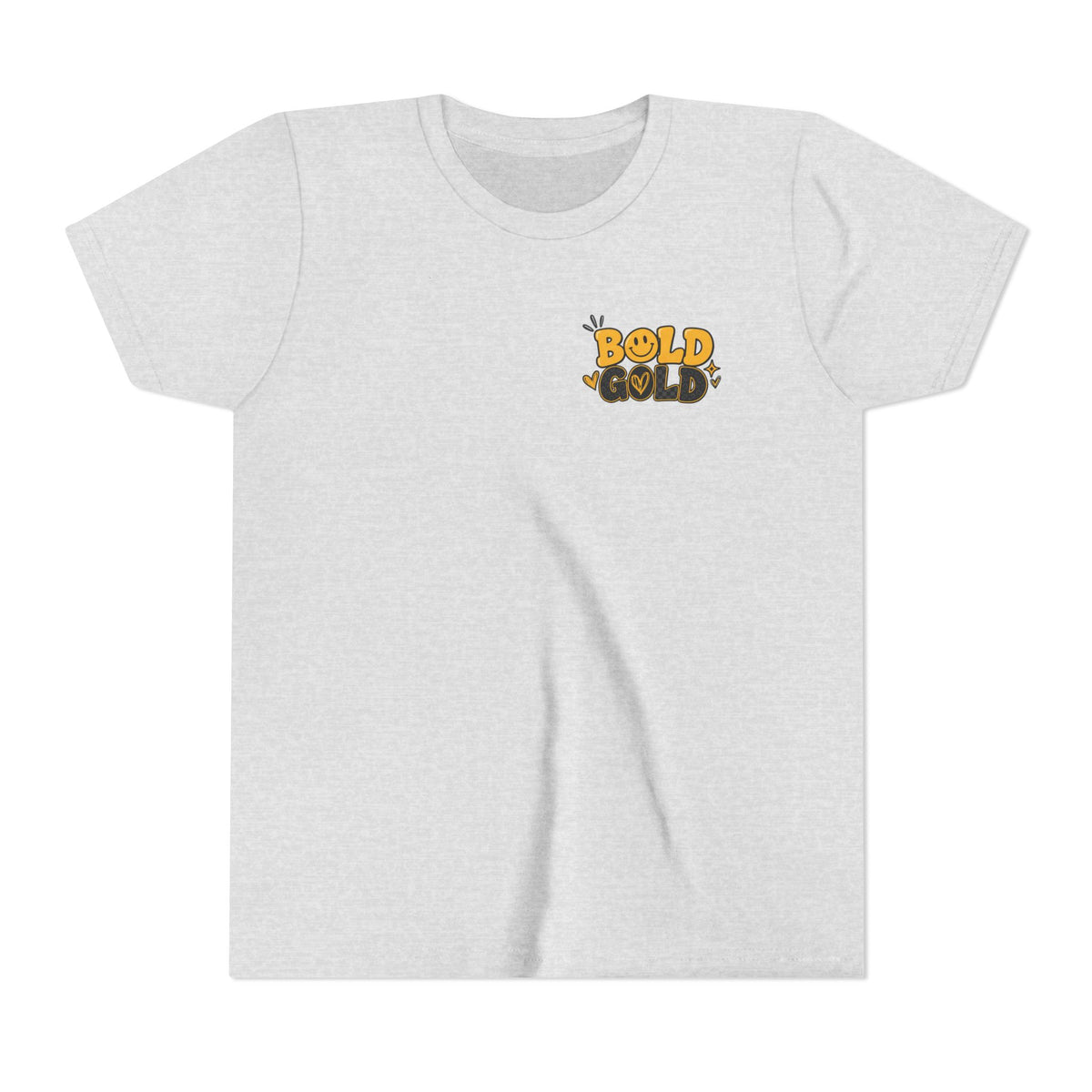 Youth Tee — Bold Gold Antelopes Cheer Shirt