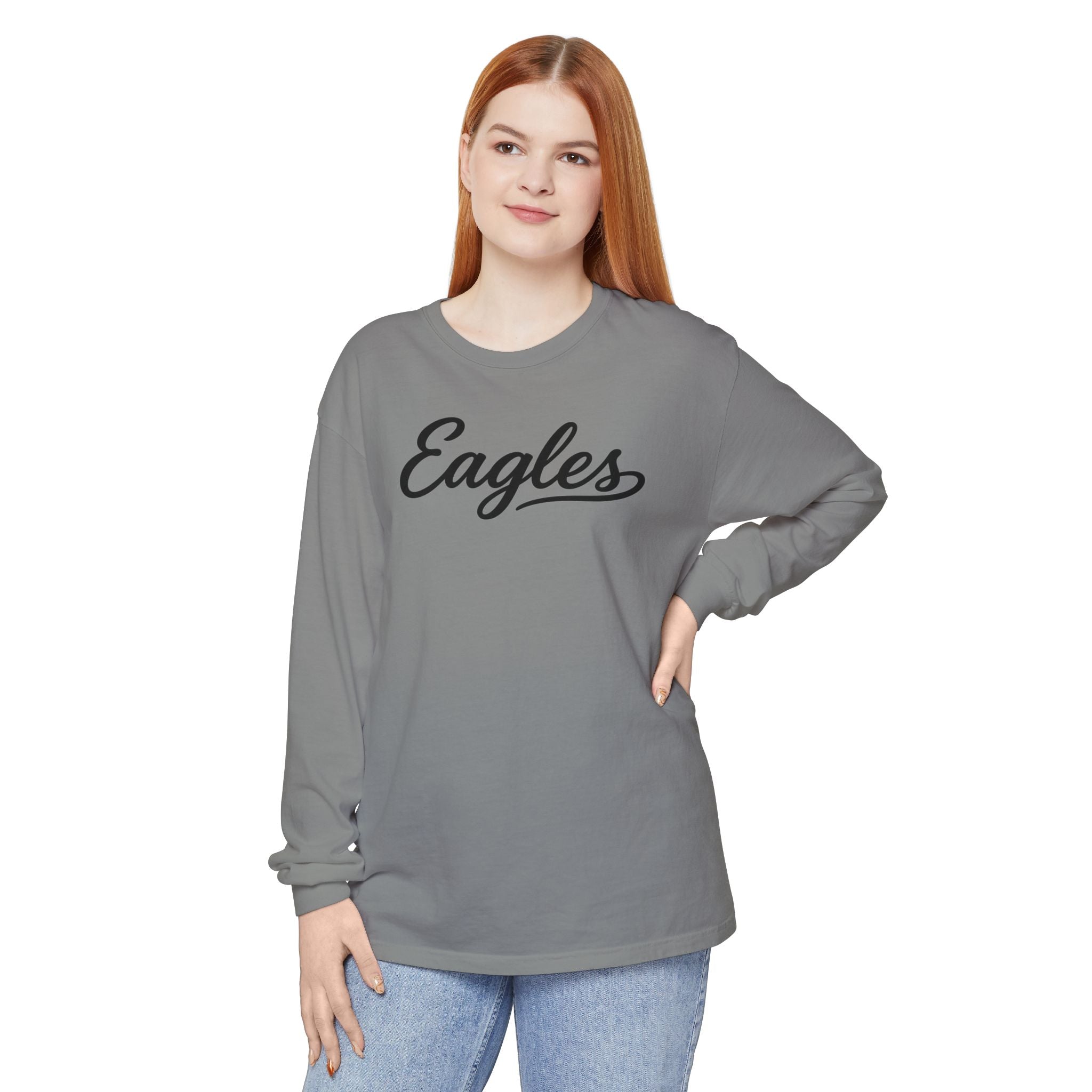 Eagles Script Long Sleeve Tee