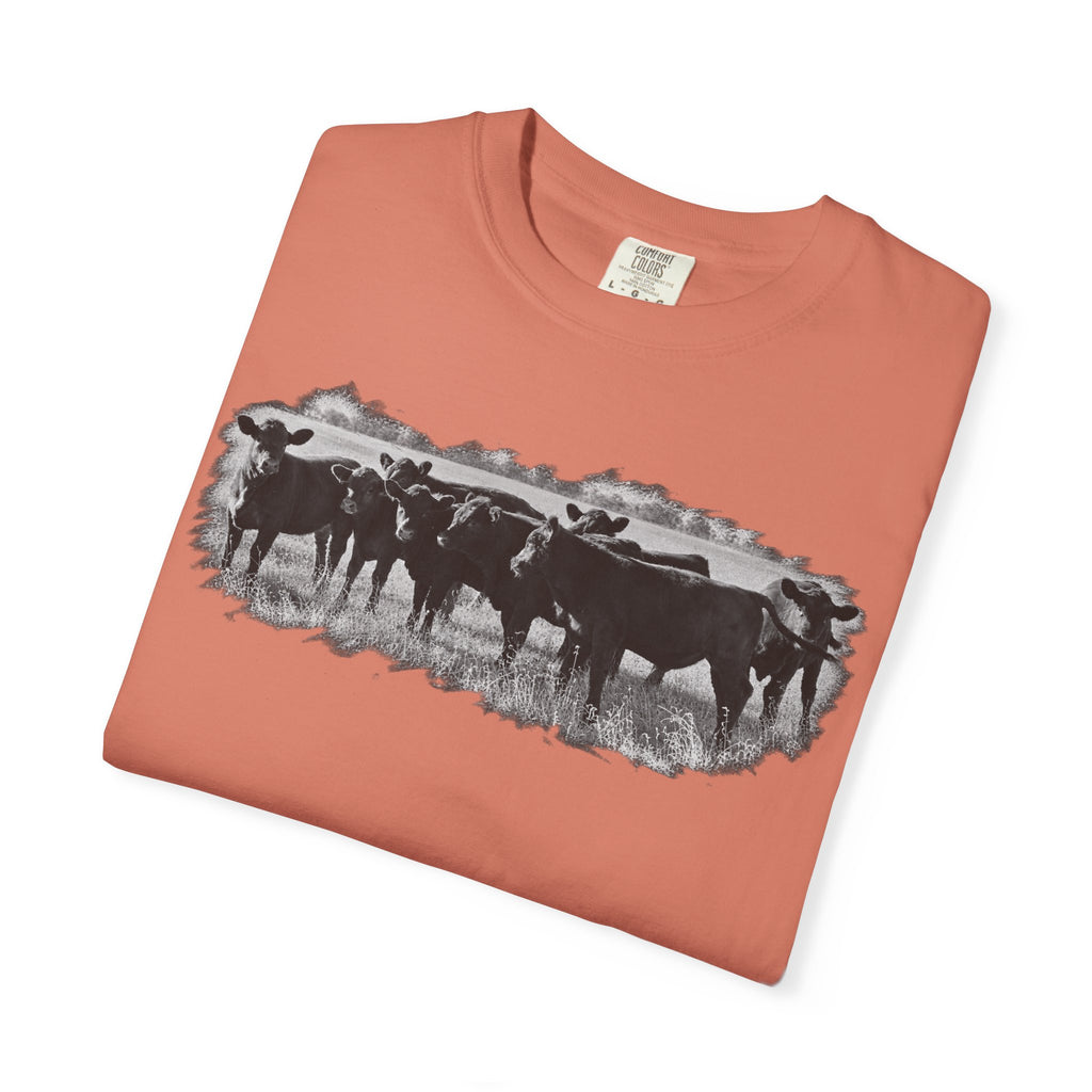 Cowboy Cattle Herd T-Shirt – Vintage Western Ranch Graphic Tee