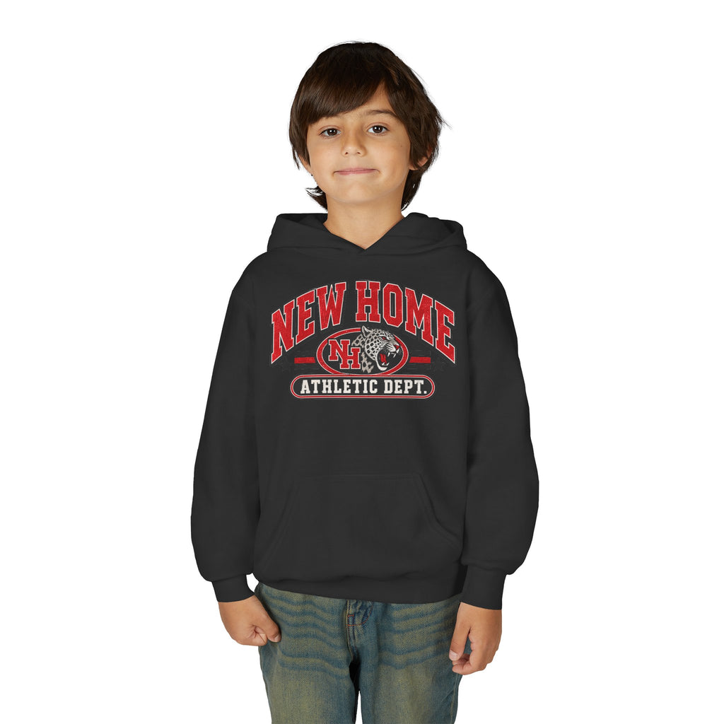 Youth Hoodie - New Home Athletic Dept. Football Logo