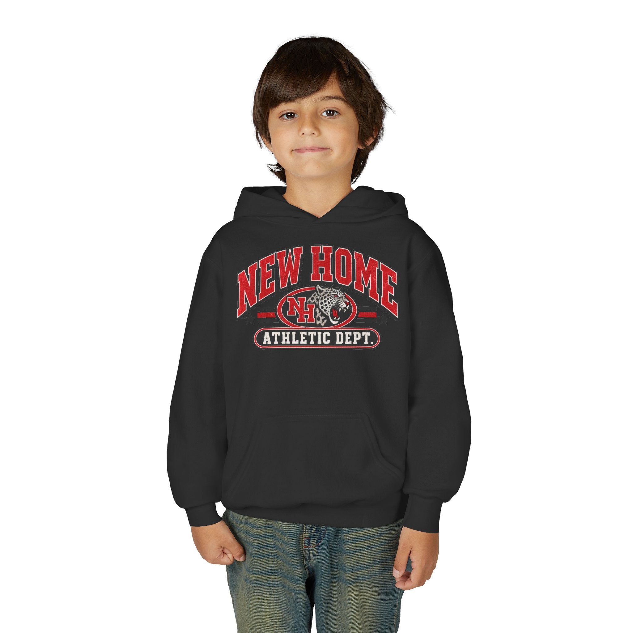 Youth Hoodie - New Home Athletic Dept. Football Logo