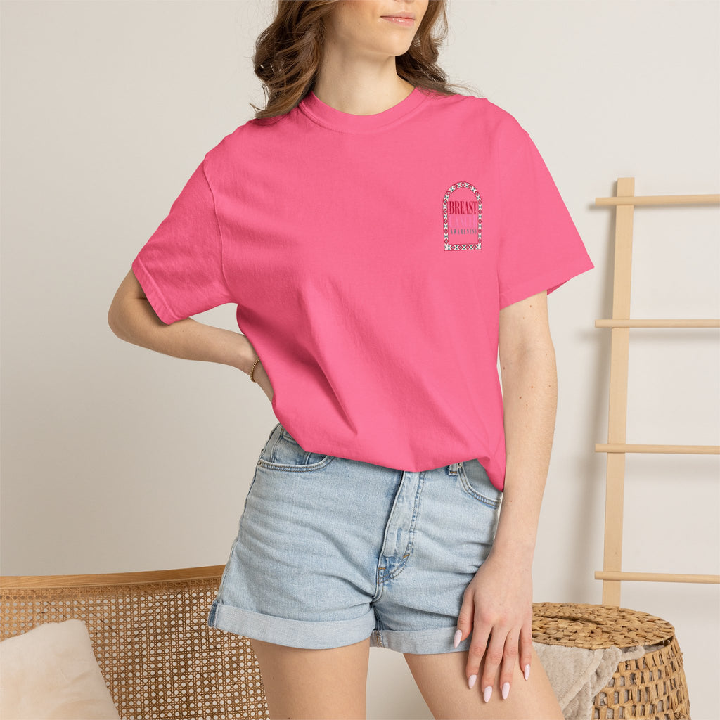 Breast Cancer Awareness T-Shirt — Pink Arch Design