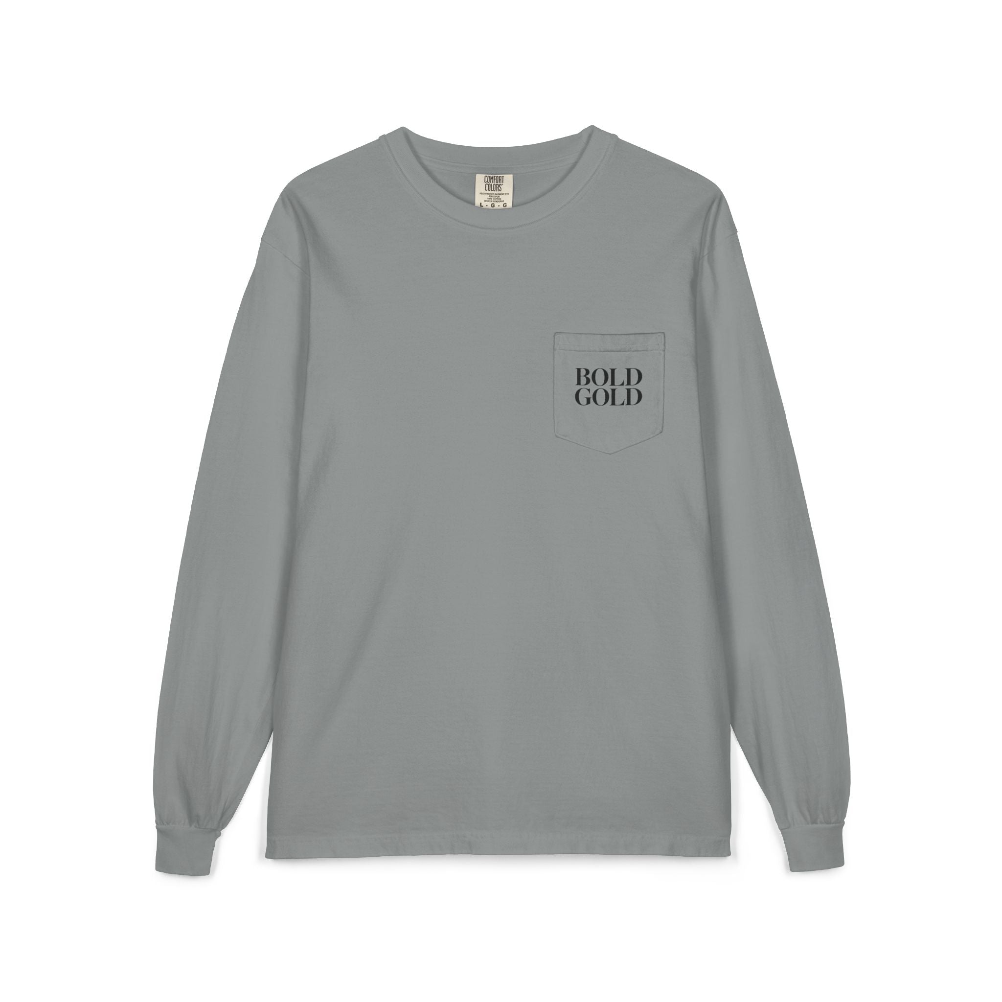 Bold Gold Antelopes Long Sleeve Pocket Tee