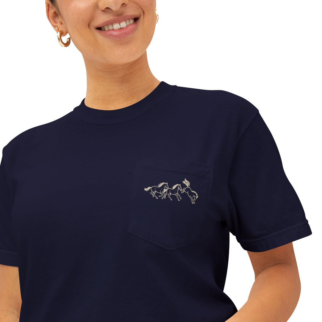 Pocket T-Shirt — "This Ain't My First Rodeo" Western Graphic Tee