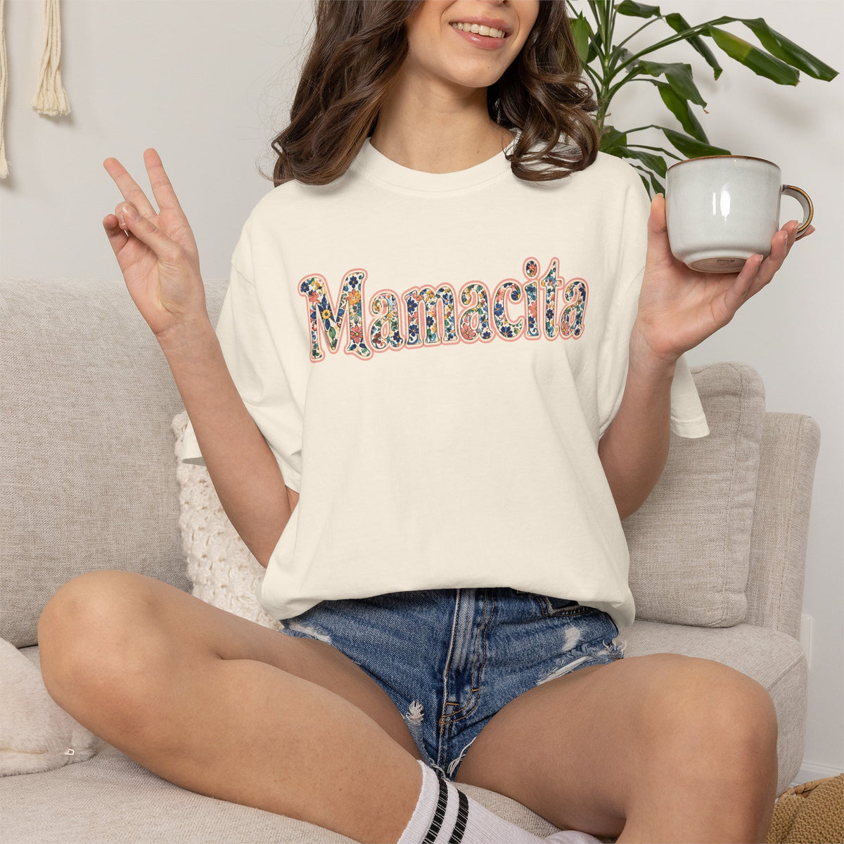 Mamacita Floral Logo T-Shirt