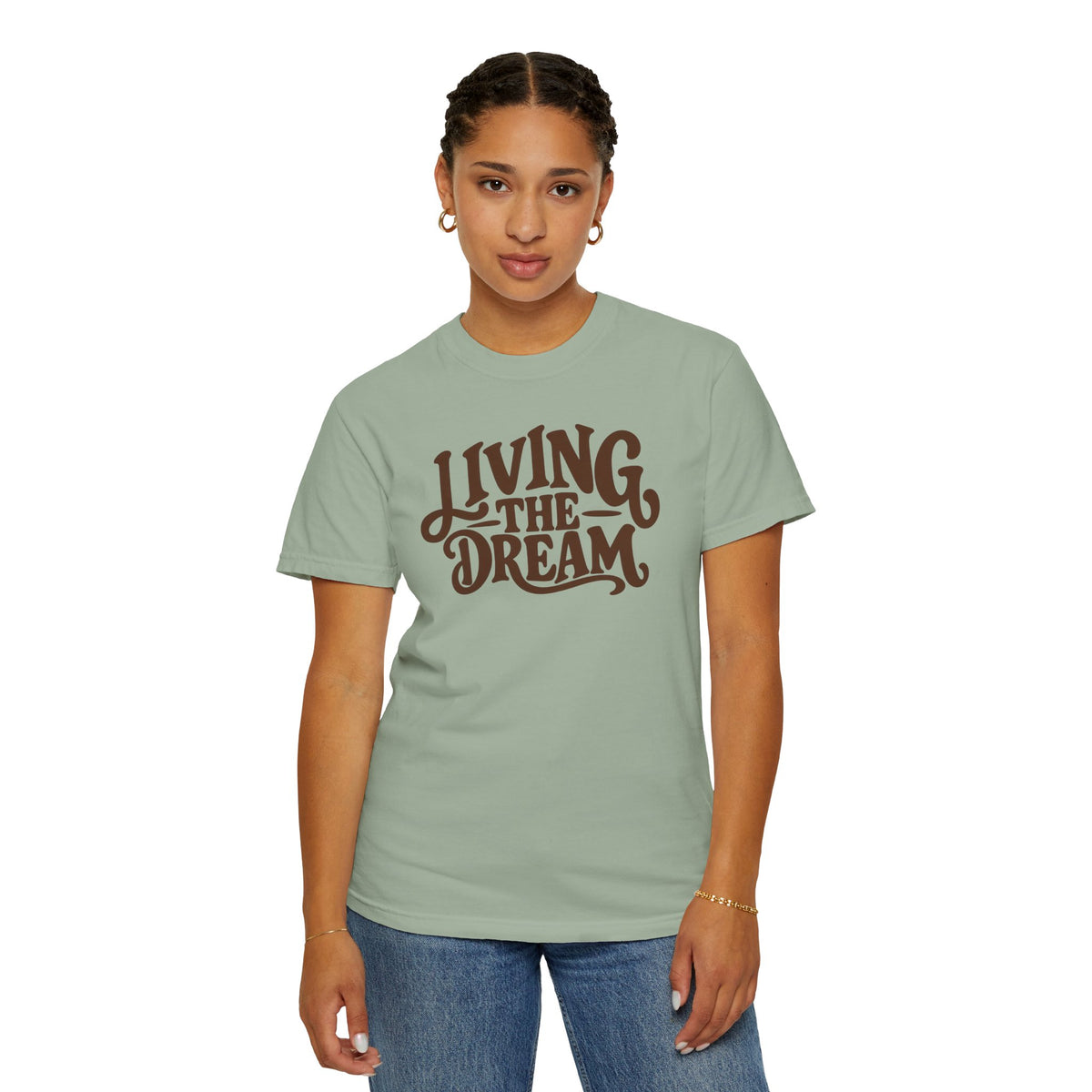 Living The Dream T-Shirt — Vintage Script Graphic Tee
