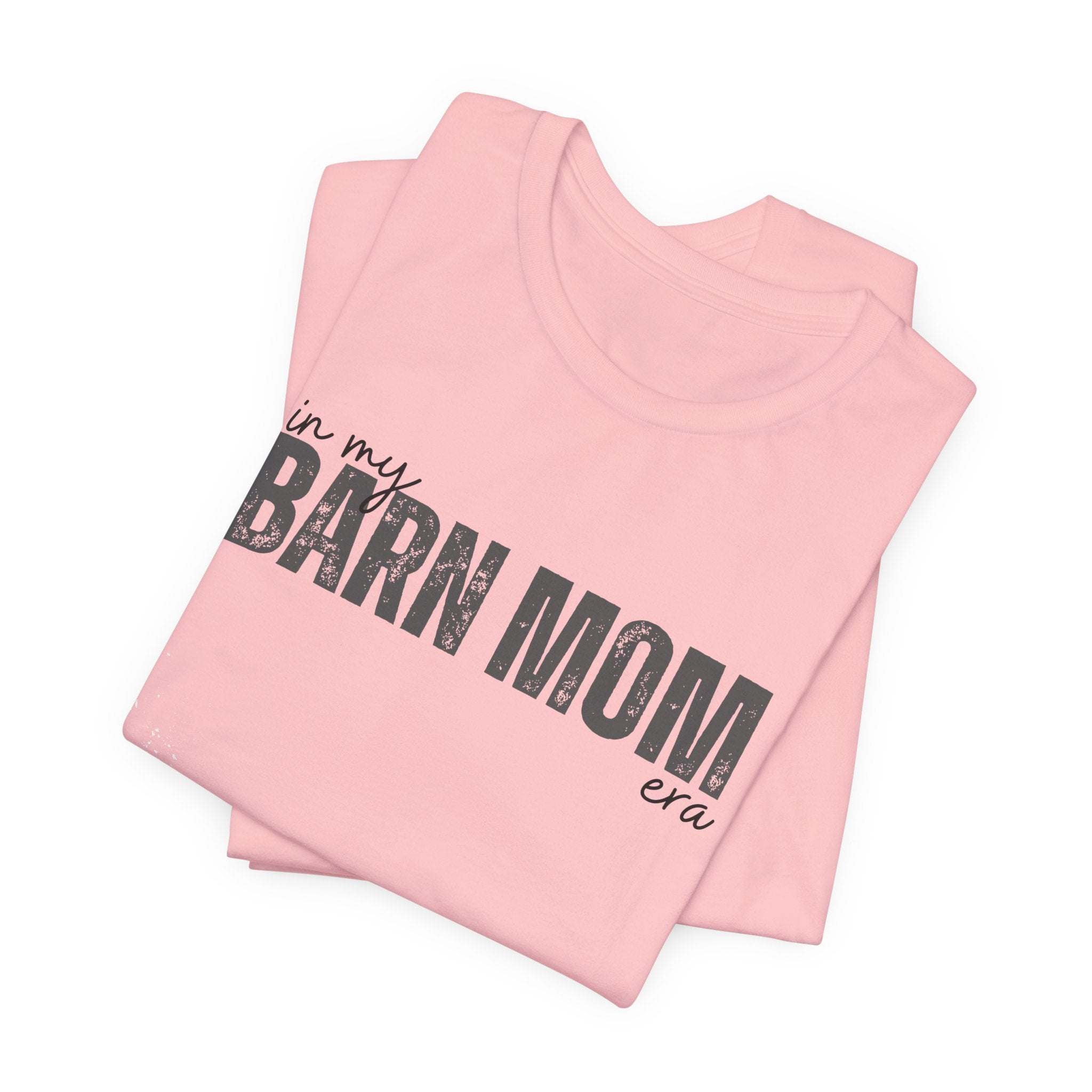 Barn Mom T‑Shirt – Vintage Rustic Farm Mom Tee