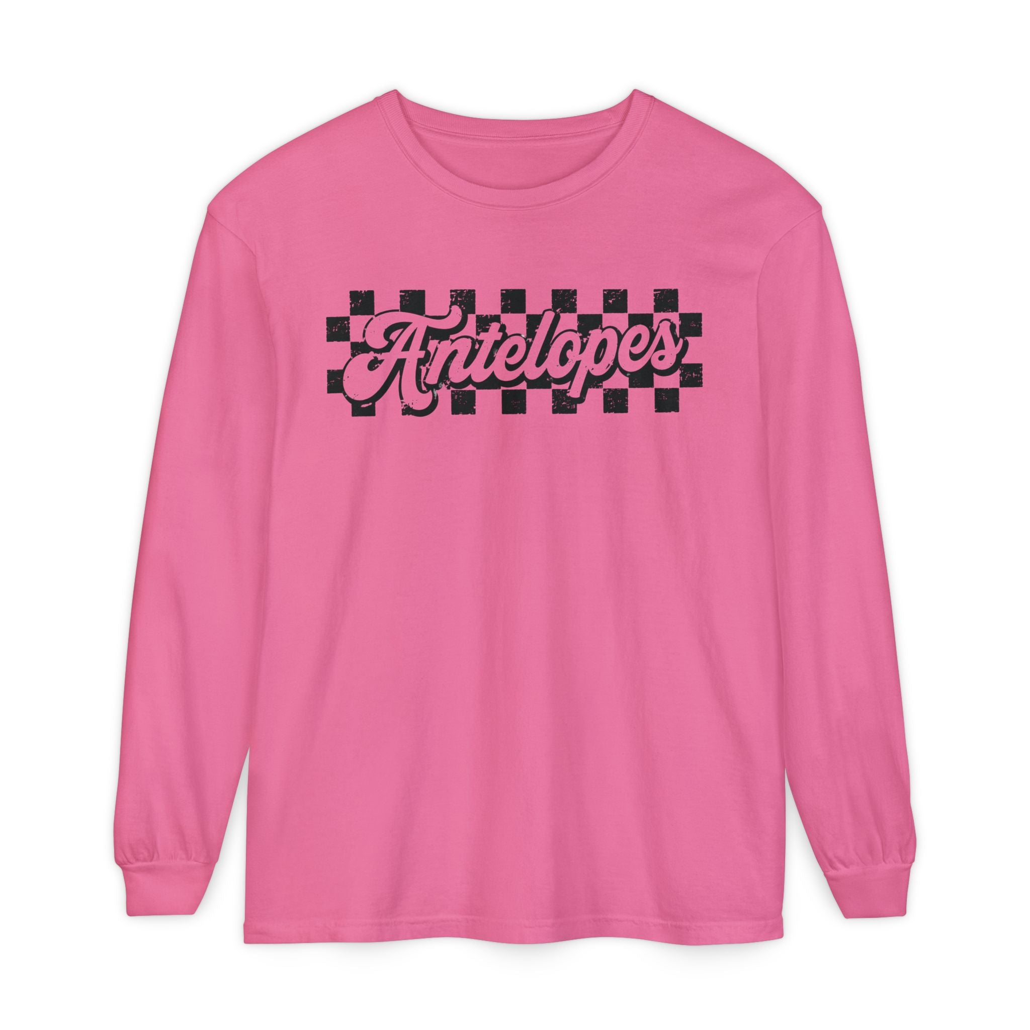 Antelopes Checkerboard Long Sleeve Tee