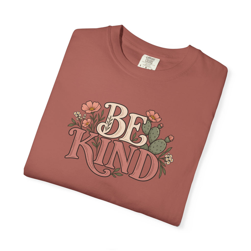 Be Kind Floral T-Shirt — Vintage Floral Graphic Tee