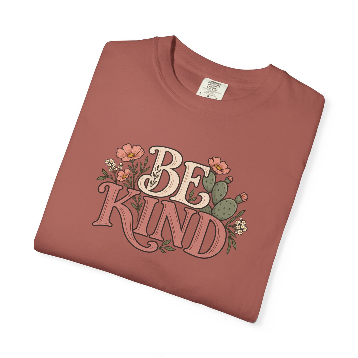 Be Kind Floral T-Shirt — Vintage Floral Graphic Tee